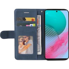 SZY Mall Samsung Galaxy M54 Kickstand Koruyucu Pu Deri Flip Folio Için Kılıf (Yurt Dışından)