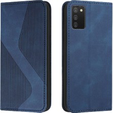 SZY Mall Samsung Galaxy A03S Manyetik Pu Deri Folio Kapak Cüzdan Kart (Yurt Dışından)