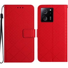 BDT Market Xiaomi 13T/13T Pro Için Flip Case El Kayışı Kart Yuvası Standı Manyetik (Yurt Dışından)