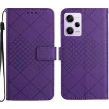 BDT Market Xiaomi Redmi Not 12 Pro 5g Için Flip Case El Kayışı Cüzdan Pu Kapak ile (Yurt Dışından)