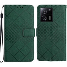 BDT Market Xiaomi 13T/13T Pro Için Flip Case El Kayışı Kart Yuvası Standı Manyetik (Yurt Dışından)