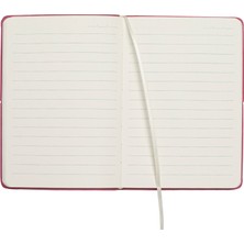 Victoria's Journals Kuka Vegan Deri Esnek Kapaklı Lastikli Planlayıcı Çizgili Not Defteri 10 x 15 cm A6 Mor