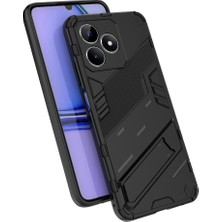 BDT Market Realme C53 4g Koruyucu Kapak Için Kılıf Kickstand Sağlam Askeri (Yurt Dışından)