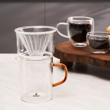 Karaca Draco Dripper Kahve/filtre Kahve Demleme Ekipmanı 450 ml Orange