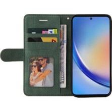 BDT Market Samsung Galaxy A35 5g Için Kılıf Kart Yuvası Standı ile Pu Deri Flip Folio (Yurt Dışından)