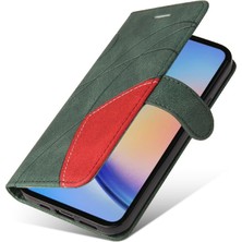 BDT Market Samsung Galaxy A35 5g Için Kılıf Kart Yuvası Standı ile Pu Deri Flip Folio (Yurt Dışından)