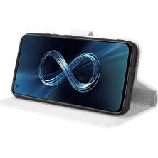 BDT Market Asus Zenfone 8 Kickstand Kapak Manyetik Cüzdan Kart Tutucu Için Kılıf (Yurt Dışından)