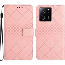 BDT Market Xiaomi 13T/13T Pro Için Flip Case El Kayışı Kart Yuvası Standı Manyetik (Yurt Dışından)