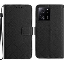 BDT Market Xiaomi 13T/13T Pro Için Flip Case El Kayışı Kart Yuvası Standı Manyetik (Yurt Dışından)