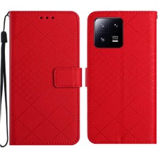 BDT Market Xiaomi 13 Için Flip Case Manyetik Kapak Cüzdan Pu Deri Kart Yuvası Standı (Yurt Dışından)