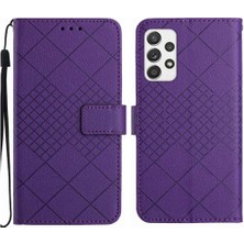 BDT Market Samsung Galaxy A73 5g Manyetik Kapak Için Flip Case Cüzdan Pu Deri Kart (Yurt Dışından)