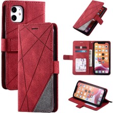 BDT Market IPhone 11 Için Kılıf Cüzdan Flip Folio Kart Tutucu Kickstand Manyetik Pu (Yurt Dışından)