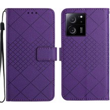 BDT Market Xiaomi 13T/13T Pro Için Flip Case El Kayışı Kart Yuvası Standı Manyetik (Yurt Dışından)