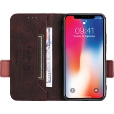 BDT Market Kart Tutucu ile iphone X/xs Için Kılıf Kickstand Deri Folio Flip Case (Yurt Dışından)