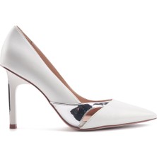 Nine West Adreno 4fx Kırık Beyaz Kadın Topuklu Ayakkabı