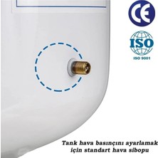 Sumarkt Su Arıtma Cihazı Metal Genleşme Su Tankı 80 Lt Nsf Belgeli Su Arıtma Deposu Tank Vanası