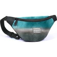 Coral High Kids Turkuaz Gri Batik Bel Çantası 11520