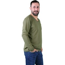 Balins Erkek Süprem V Yaka Uzun Kollu Tişört