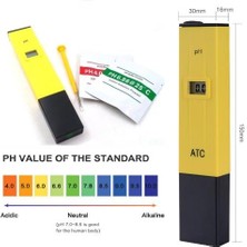 Optana Dijital Ph Metre Ölçüm Akvaryum Su Sıvı Alkali Ölçme Cihazı Ph Ölçer Pil ve Iki Adet Çözelti Dahil