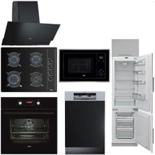 Teka Siyah Set ( Tvt 60 Bk + Gbc 64002 Bk+Hak 629 Auto Bk+Ml 820+RBF 73350+DSI46750)