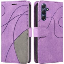 MY Boutique1 Samsung Galaxy M54 Kickstand Koruyucu Pu Deri Flip Folio Için Kılıf (Yurt Dışından)