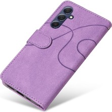 MY Boutique1 Samsung Galaxy M54 Kickstand Koruyucu Pu Deri Flip Folio Için Kılıf (Yurt Dışından)