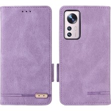 MY Boutique1 Xiaomi 12 5g Kart Ekleme Deri Folio Flip Case Koruyucu Kılıf (Yurt Dışından)