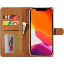 MY Boutique1 Iphone 13 Için Kılıf Kart Yuvaları Cüzdan Buzağı Doku Yatay Çevir Deri (Yurt Dışından)