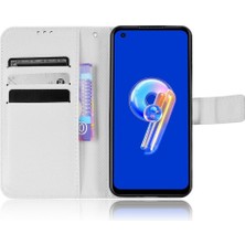 MY Boutique1 Asus Zenfone 9 Için Kılıf Manyetik Cüzdan Kart Tutucu Kickstand Kapak (Yurt Dışından)