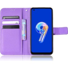 MY Boutique1 Asus Zenfone 9 Için Kılıf Manyetik Cüzdan Kart Tutucu Kickstand Kapak (Yurt Dışından)