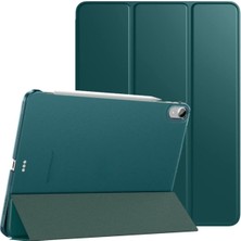 TEKNETSTORE iPad Air 4. Ve 5. Nesil 10.9 İnç Uyumlu Smart Cover Kılıf Koyu Yeşil