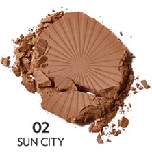 Golden Rose Sun Bright Bronzer Powder No: 02 Sun City - Bronzlaştırıcı Pudra - 8691190537456