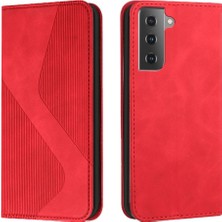 SZY Market Samsung Galaxy S22 Artı Folio Kapak Cüzdan Kickstand Manyetik Pu (Yurt Dışından)