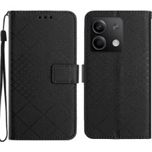 SZY Market Xiaomi Redmi Not Için Flip Case 13 Pro 4g Elmas El Kayışı ile Kabartmalı (Yurt Dışından)