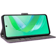 SZY Market Infinix Akıllı 8/X6525 Kart Yuvaları Için Kılıf Kapak Flip Folio Cüzdan Rfıd Pu (Yurt Dışından)