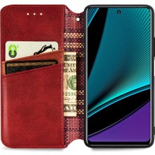 SZY Market Infinix Not 11 Pro Zarif Iş Flip Kapak Kılıf Için Kılıf (Yurt Dışından)