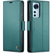 SZY Market Xiaomi 12/12X/12S Cüzdan Durumda Kickstand Anti Dolandırıcılık Durumda (Yurt Dışından)