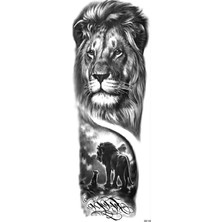 Tattoo Gerçekci Geçici Aslan Kol Kaplama Tattoo Dövme Modelleri