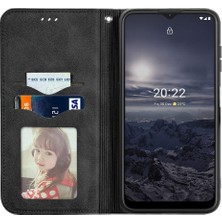 SZY Market Nokia G21 Flip Kapak Için Kılıf Darbeye Cüzdan Deri Kılıf Basit (Yurt Dışından)