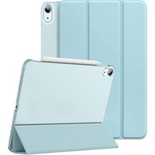 TEKNETSTORE iPad Air 4. Ve 5. Nesil 10.9 İnç Uyumlu Smart Cover Kılıf Gökyüzü Mavisi