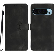 SZY Market Google Pixel 9 Pro Case Premium Pu Cüzdan Yerleşik Mıknatıs ile Uyumlu (Yurt Dışından)