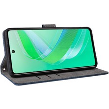 SZY Market Infinix Akıllı 8/X6525 Kart Yuvaları Için Kılıf Kapak Flip Folio Cüzdan Rfıd Pu (Yurt Dışından)