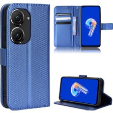 SZY Market Asus Zenfone 9 Için Kılıf Manyetik Cüzdan Kart Tutucu Kickstand Kapak (Yurt Dışından)