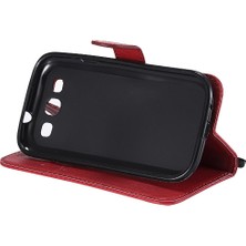 SZY Market Samsung Galaxy Card Klasik Düz Renk Için Flip Case Kart Yuvası Kılıf ile (Yurt Dışından)