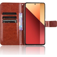 SZY Market Xiaomi Redmi Için Not 13 Pro 4g Manyetik Kapak Çevirin Kart Tutucu Cüzdan (Yurt Dışından)