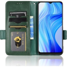 SZY Market Realme V20 Flip Kapak Pu Deri Görüntüleme Standı Cüzdan 3 Kart (Yurt Dışından)