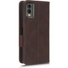 SZY Market Nokia C32 Deri Folio Flip Case Için Kılıf Tam Koruma Koruyucu (Yurt Dışından)