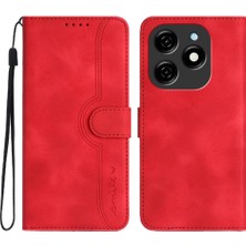 SZY Market Tecno Spark 20 Case Dahili Mıknatıs Kapak Cüzdan Premium Pu ile Uyumlu (Yurt Dışından)