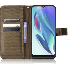 SZY Market Motorola Moto G50 5g Manyetik Cüzdan Kickstand Kapak Kart Tutucu (Yurt Dışından)