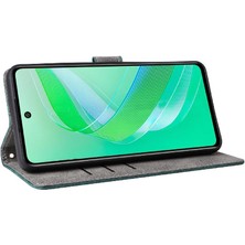 SZY Market Infinix Akıllı 8/X6525 Kart Yuvaları Için Kılıf Kapak Flip Folio Cüzdan Rfıd Pu (Yurt Dışından)